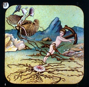 THE WATER-BABIES - magic lantern slide